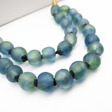 Load image into Gallery viewer, Recycled Glass &#39;Rise and Shine&#39; Adjustable Necklace - Ocean
