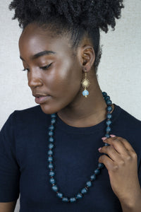 (Wholesale) Long single strand necklace - Earth (pre-order)